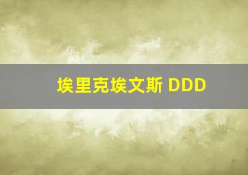 埃里克埃文斯 DDD